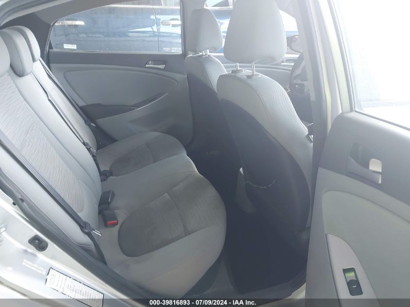 2015 Hyundai Accent Gls VIN: KMHCT4AE1FU835771 Lot: 39816893