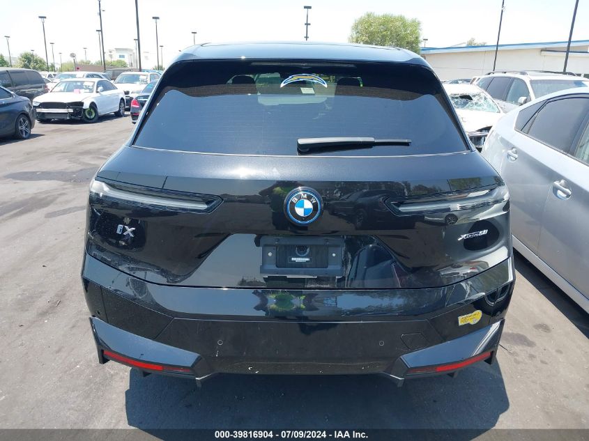 2022 BMW Ix xDrive50 VIN: WB523CF05NCK44317 Lot: 39816904