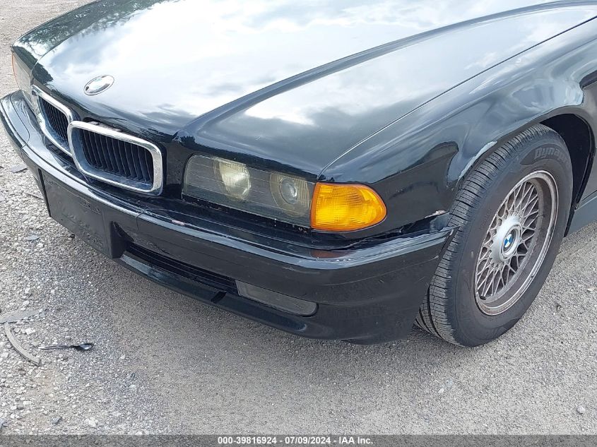 1998 BMW 740 Il VIN: WBAGJ8329WDM10785 Lot: 39816924