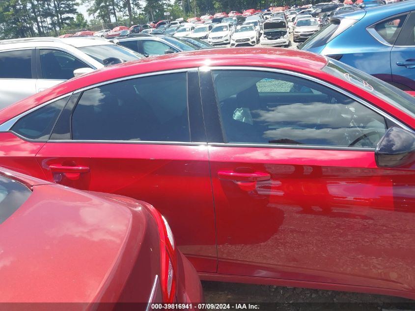 2021 Honda Accord Sport VIN: 1HGCV1F37MA089167 Lot: 39816941