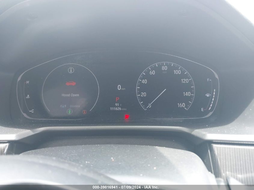 2021 Honda Accord Sport VIN: 1HGCV1F37MA089167 Lot: 39816941