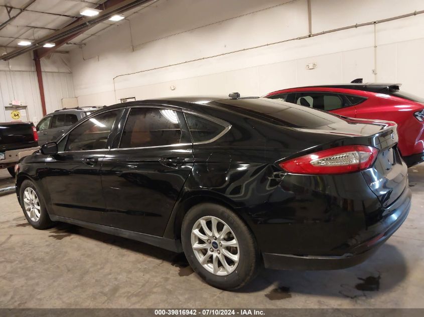 2016 Ford Fusion S VIN: 3FA6P0G74GR239124 Lot: 39816942