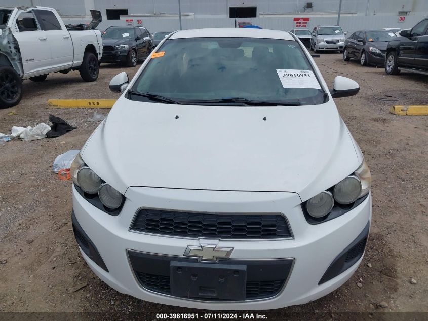 2012 Chevrolet Sonic 2Ls VIN: 1G1JA5SH5C4153898 Lot: 39816951