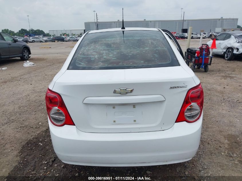 2012 Chevrolet Sonic 2Ls VIN: 1G1JA5SH5C4153898 Lot: 39816951