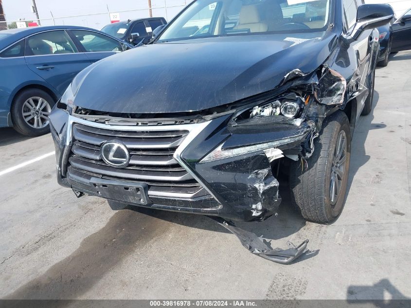 2017 Lexus Nx 200T VIN: JTJYARBZ8H2080502 Lot: 39816978