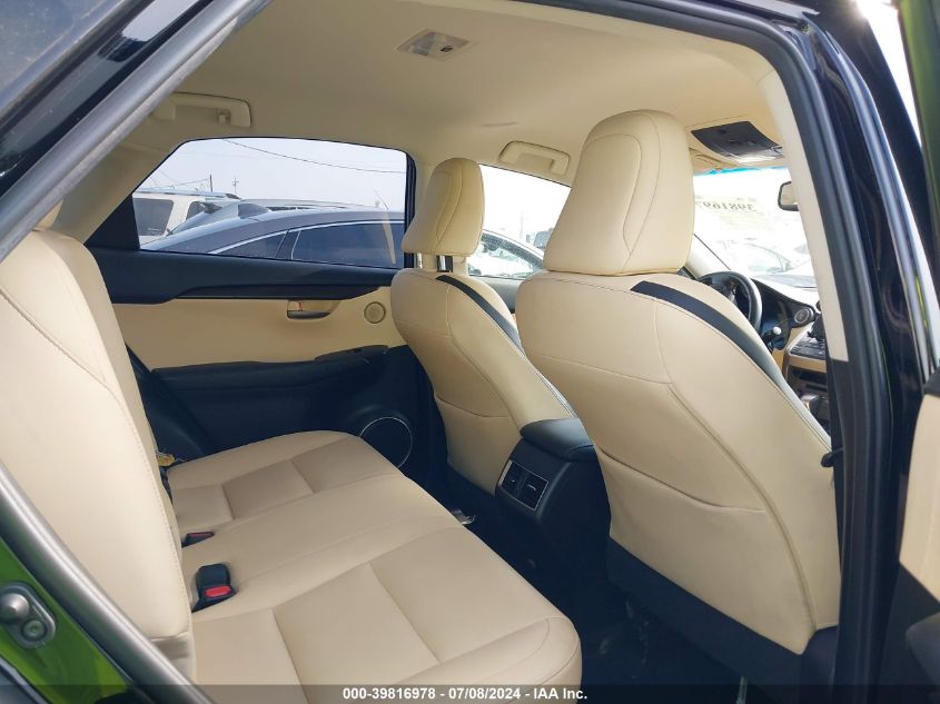 2017 Lexus Nx 200T VIN: JTJYARBZ8H2080502 Lot: 39816978