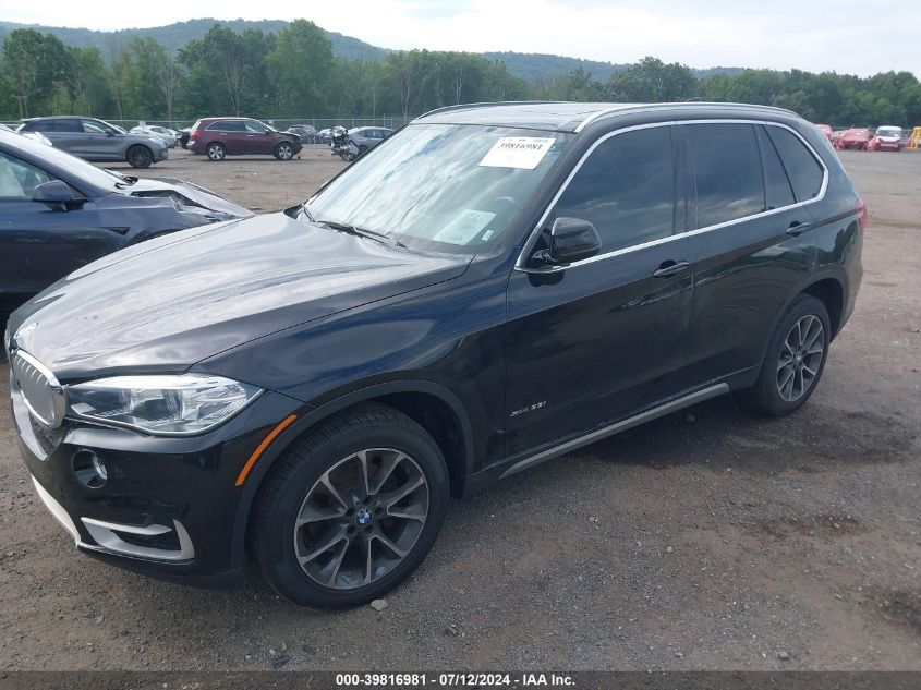 2017 BMW X5 xDrive35I VIN: 5UXKR0C30H0V77125 Lot: 39816981