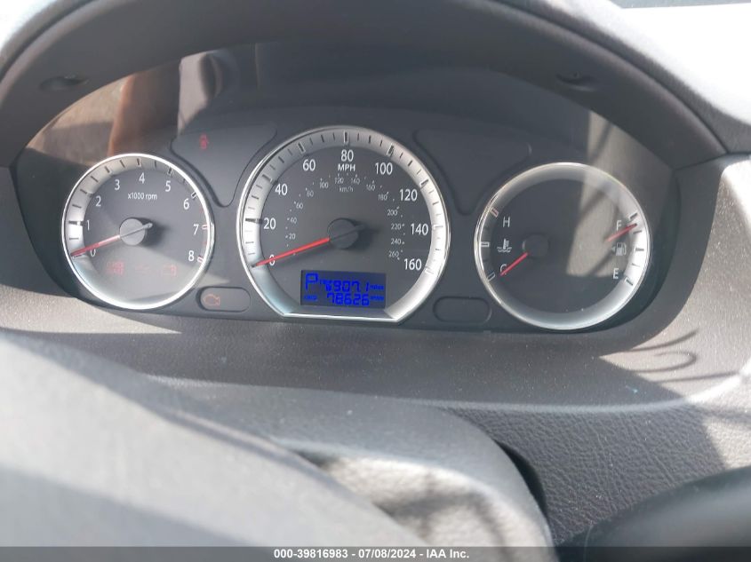 2010 Hyundai Sonata Gls VIN: 5NPET4AC1AH650814 Lot: 39816983