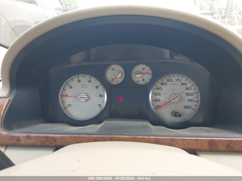 2006 Ford Five Hundred Limited VIN: 1FAFP25166G106770 Lot: 39816988