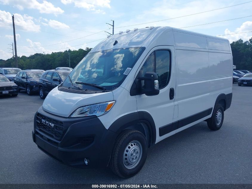 2024 Ram Promaster 2500 Tradesman High Roof 136 Wb W/Pass Seat VIN: 3C6LRVCGXRE146247 Lot: 39816992