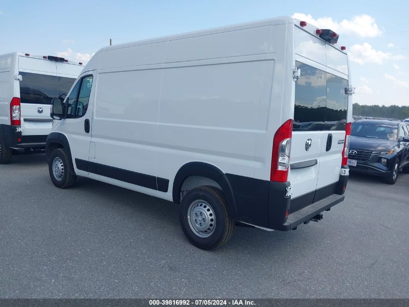 2024 Ram Promaster 2500 Tradesman High Roof 136 Wb W/Pass Seat VIN: 3C6LRVCGXRE146247 Lot: 39816992
