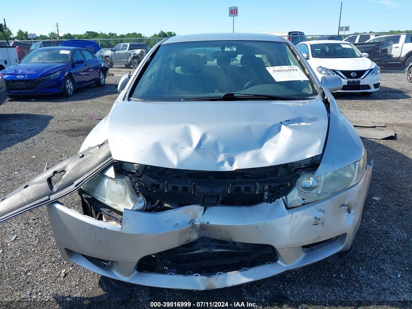 2009 Honda Civic Lx VIN: 1HGFA16529L018707 Lot: 39816999