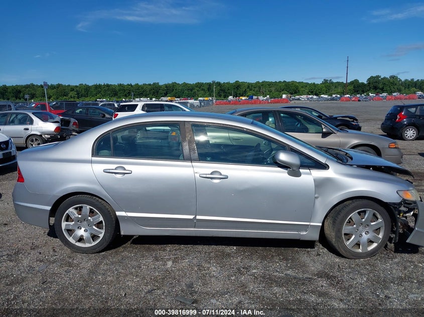 2009 Honda Civic Lx VIN: 1HGFA16529L018707 Lot: 39816999