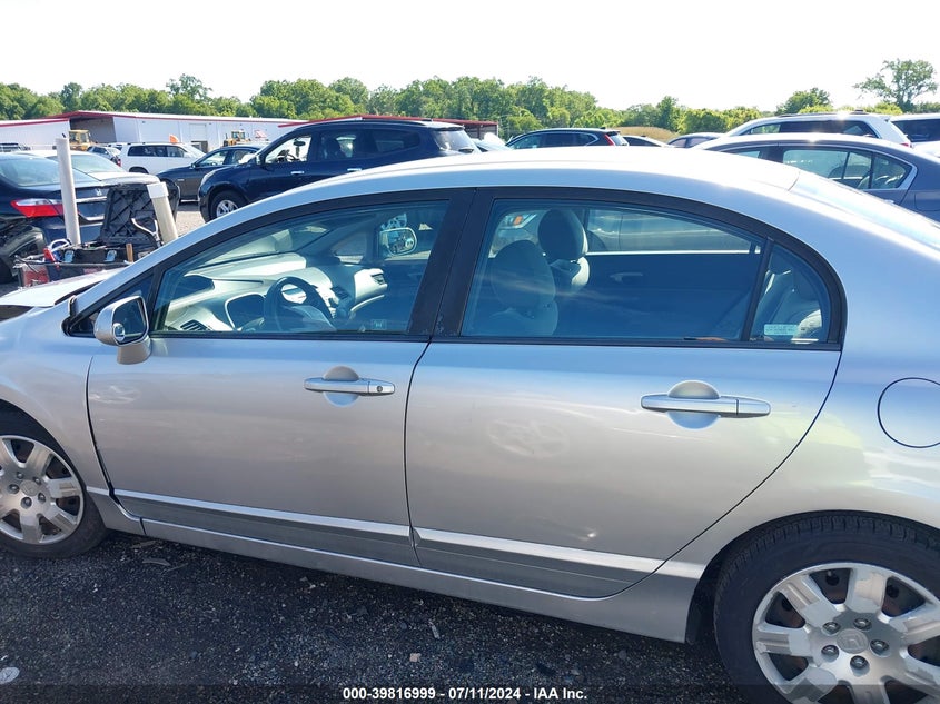 2009 Honda Civic Lx VIN: 1HGFA16529L018707 Lot: 39816999