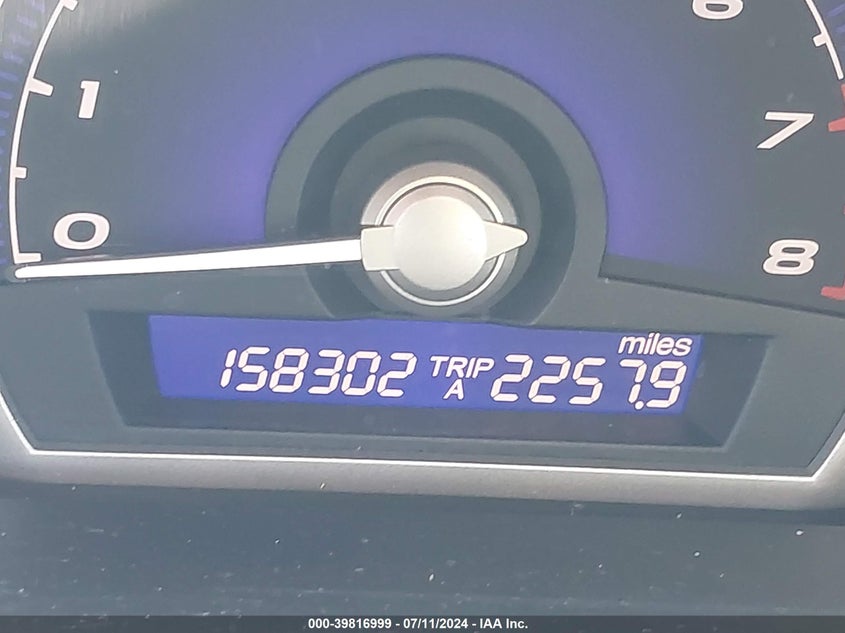 2009 Honda Civic Lx VIN: 1HGFA16529L018707 Lot: 39816999