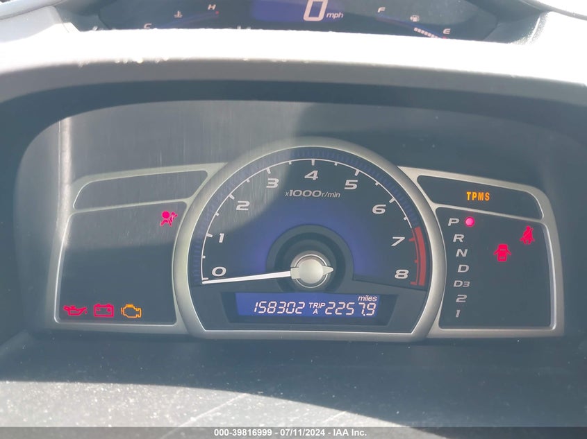 2009 Honda Civic Lx VIN: 1HGFA16529L018707 Lot: 39816999