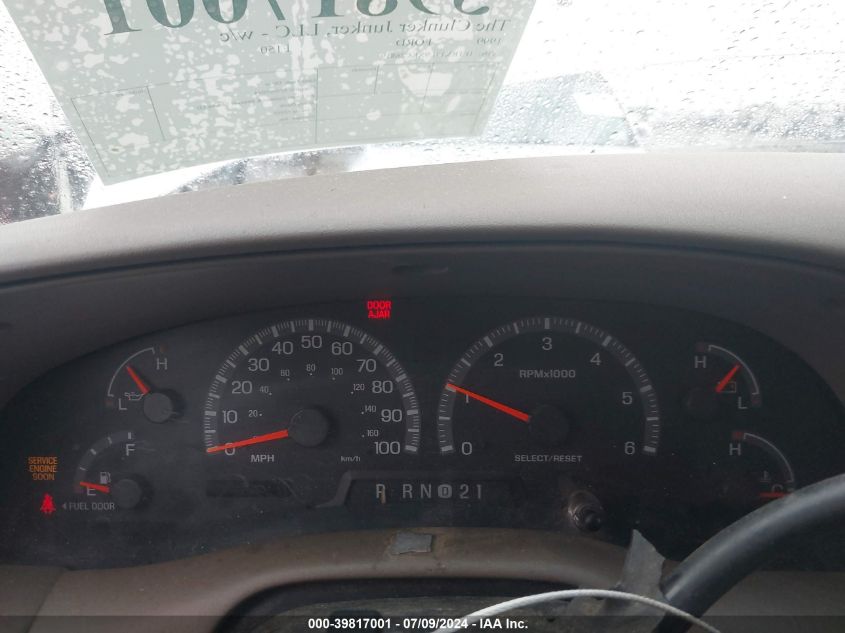 1999 Ford F150 VIN: 1FTRX17L9XKC26819 Lot: 39817001