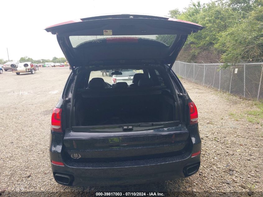 2015 BMW X5 xDrive50I VIN: 5UXKR6C54F0J75741 Lot: 39817003