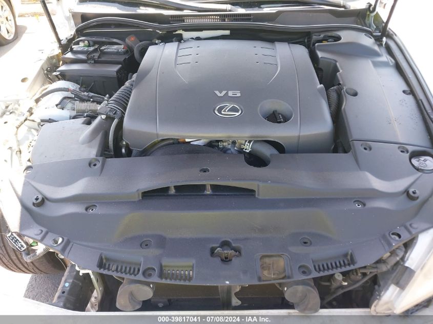 2012 Lexus Is 250 VIN: JTHBF5C29C5168663 Lot: 39817041