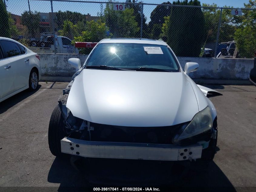 2012 Lexus Is 250 VIN: JTHBF5C29C5168663 Lot: 39817041