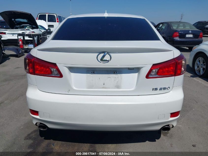 2012 Lexus Is 250 VIN: JTHBF5C29C5168663 Lot: 39817041