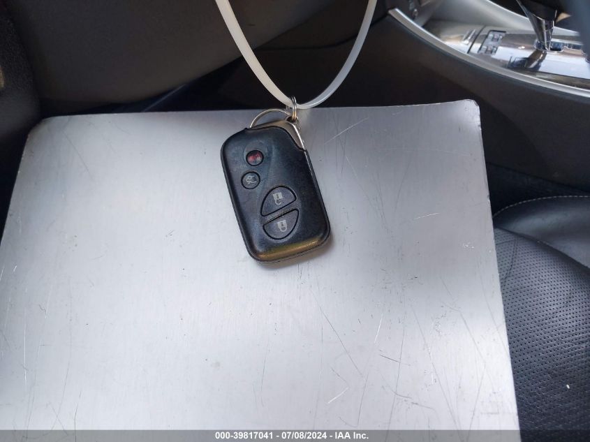 2012 Lexus Is 250 VIN: JTHBF5C29C5168663 Lot: 39817041