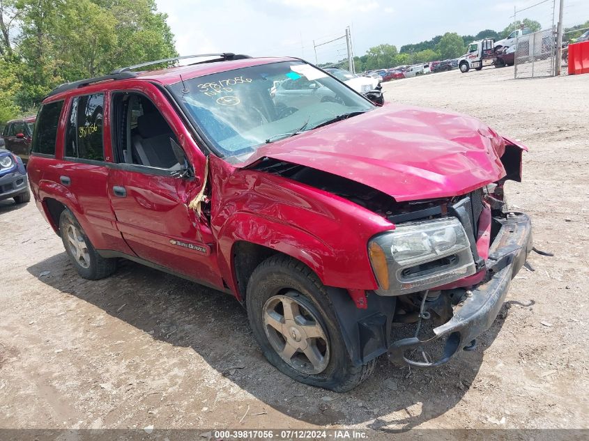 2003 Chevrolet Trailblazer Lt VIN: 1GNDT13S932312619 Lot: 39817056