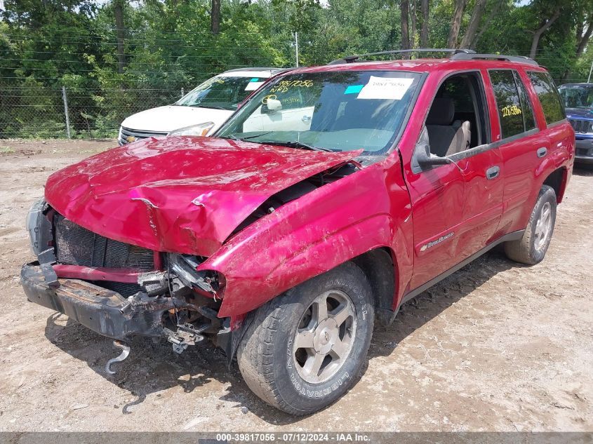 2003 Chevrolet Trailblazer Lt VIN: 1GNDT13S932312619 Lot: 39817056