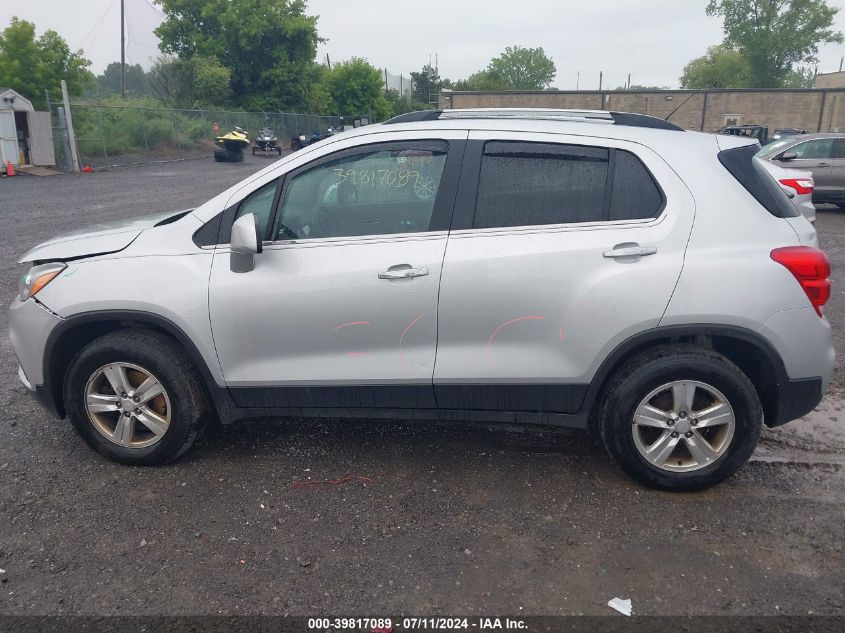 2017 Chevrolet Trax Lt VIN: 3GNCJPSB8HL272271 Lot: 39817089