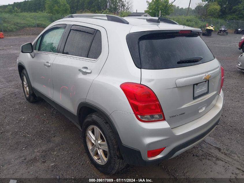 2017 Chevrolet Trax Lt VIN: 3GNCJPSB8HL272271 Lot: 39817089