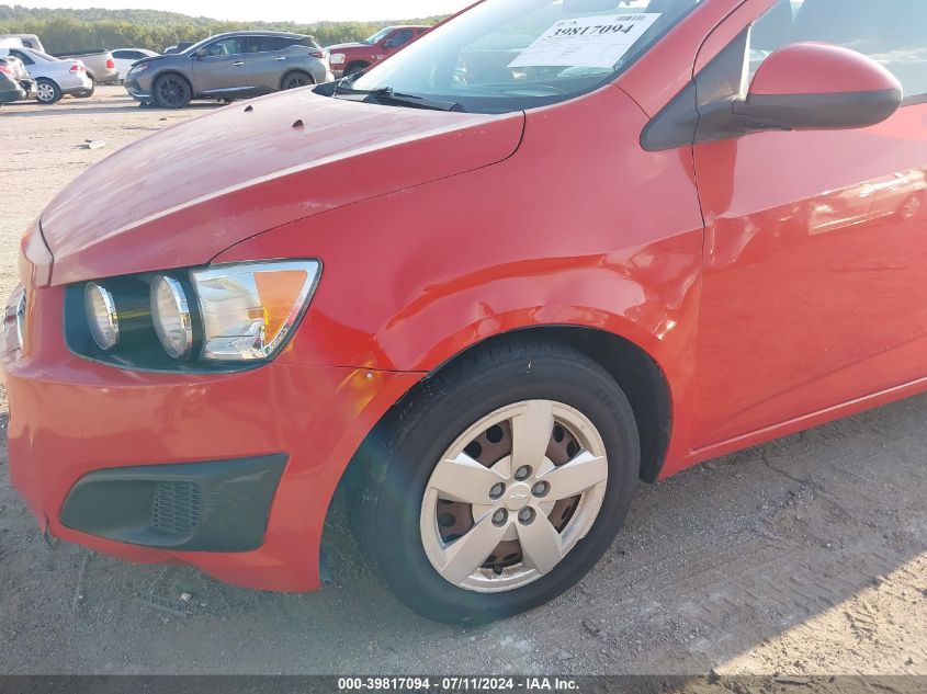 2013 Chevrolet Sonic Ls Auto VIN: 1G1JA6SG1D4138443 Lot: 39817094