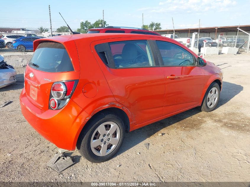 2013 Chevrolet Sonic Ls Auto VIN: 1G1JA6SG1D4138443 Lot: 39817094