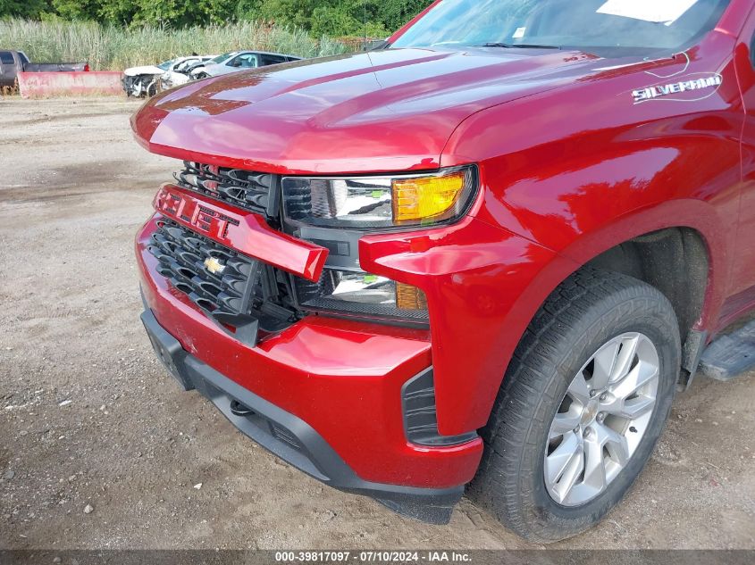 2021 Chevrolet Silverado 1500 Custom VIN: 3GCPYBEK4MG167055 Lot: 39817097