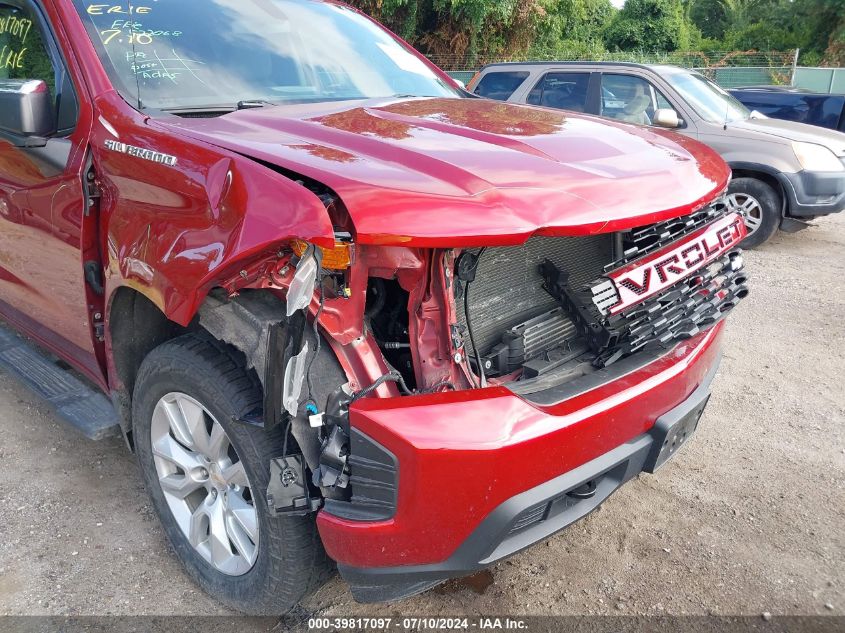 2021 Chevrolet Silverado 1500 Custom VIN: 3GCPYBEK4MG167055 Lot: 39817097