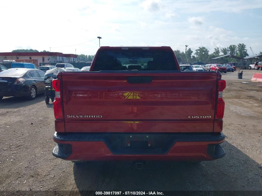 2021 Chevrolet Silverado 1500 Custom VIN: 3GCPYBEK4MG167055 Lot: 39817097