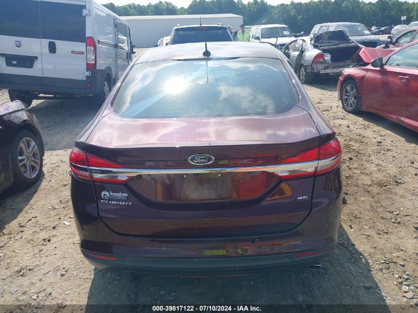 2018 Ford Fusion Se VIN: 3FA6P0H73JR175888 Lot: 39817122