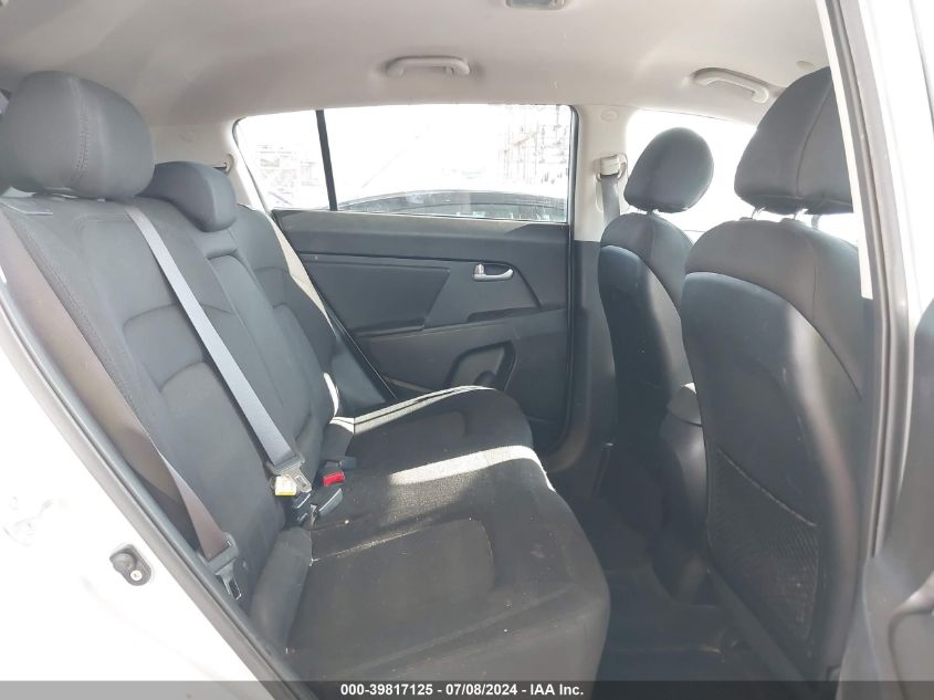 2011 Kia Sportage Lx VIN: KNDPBCA24B7138628 Lot: 39817125