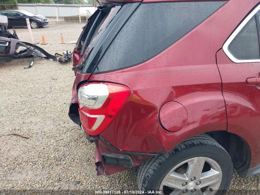 2016 Chevrolet Equinox Lt VIN: 2GNALCEK2G1138457 Lot: 39817128