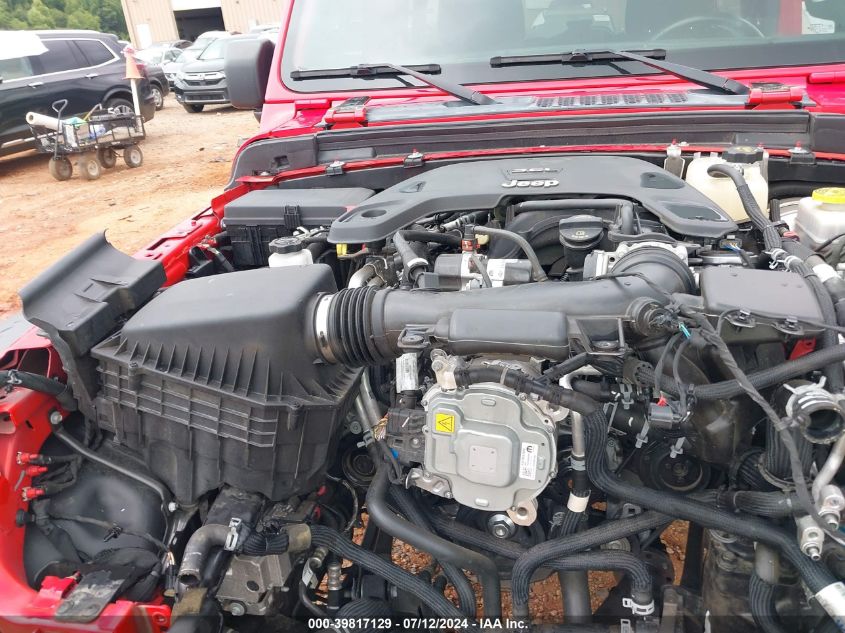 2021 Jeep Wrangler Unlimited Sport VIN: 1C4HJXDG1MW630273 Lot: 39817129