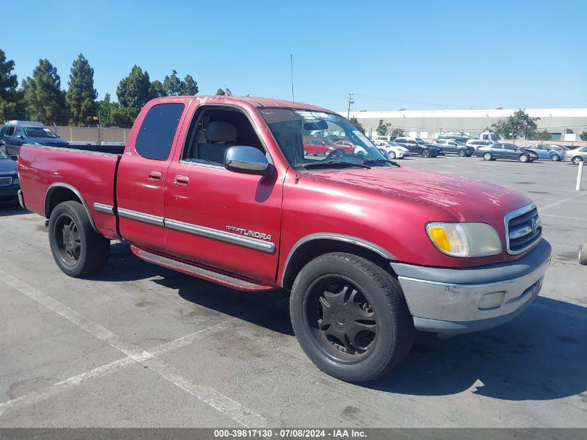 2002 Toyota Tundra Sr5 V8 VIN: 5TBRT34122Z326684 Lot: 39817130