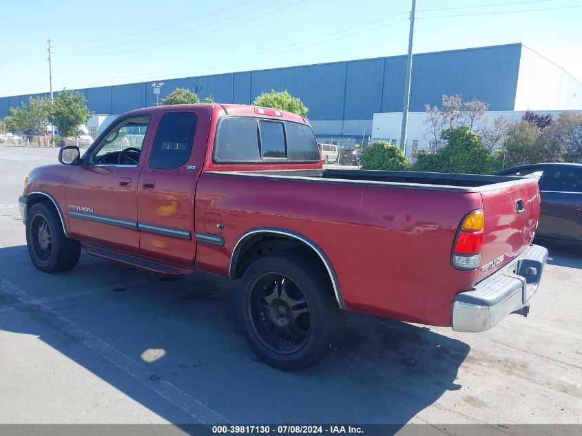 2002 Toyota Tundra Sr5 V8 VIN: 5TBRT34122Z326684 Lot: 39817130