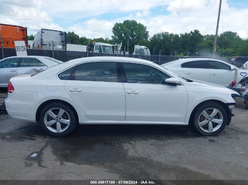 2012 Volkswagen Passat 2.5L Se VIN: 1VWBH7A33CC082339 Lot: 39817189