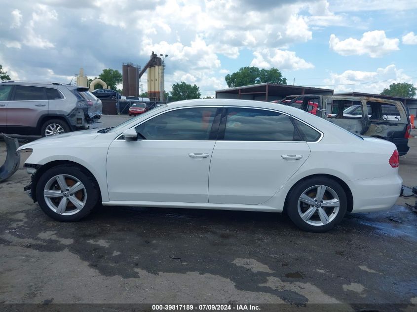 2012 Volkswagen Passat 2.5L Se VIN: 1VWBH7A33CC082339 Lot: 39817189