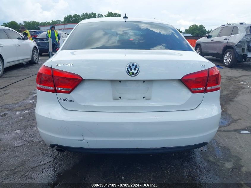 2012 Volkswagen Passat 2.5L Se VIN: 1VWBH7A33CC082339 Lot: 39817189