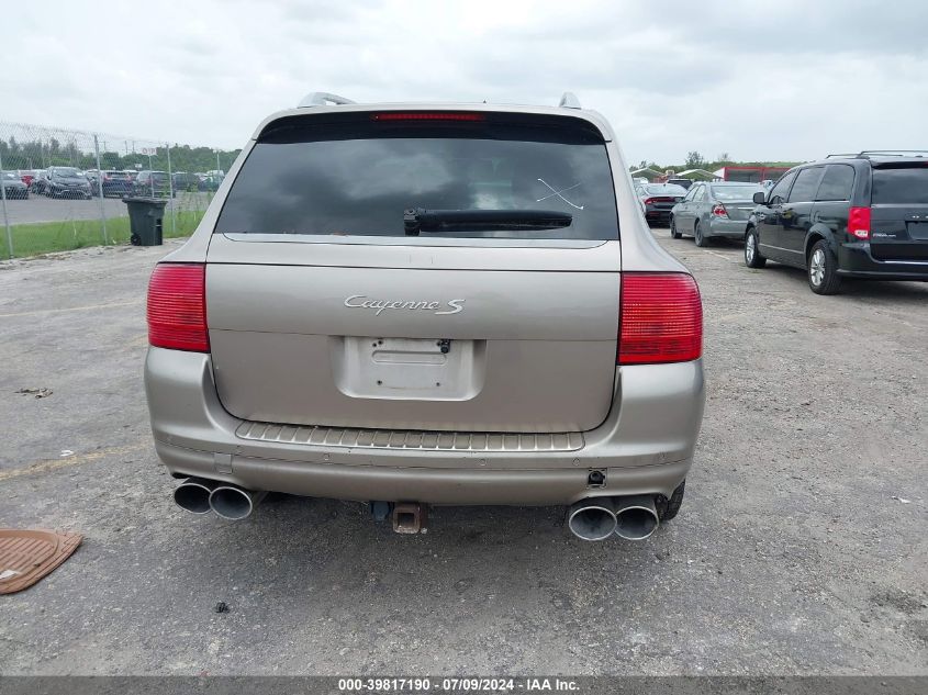 2006 Porsche Cayenne S VIN: WP1AB29PX6LA60383 Lot: 39817190