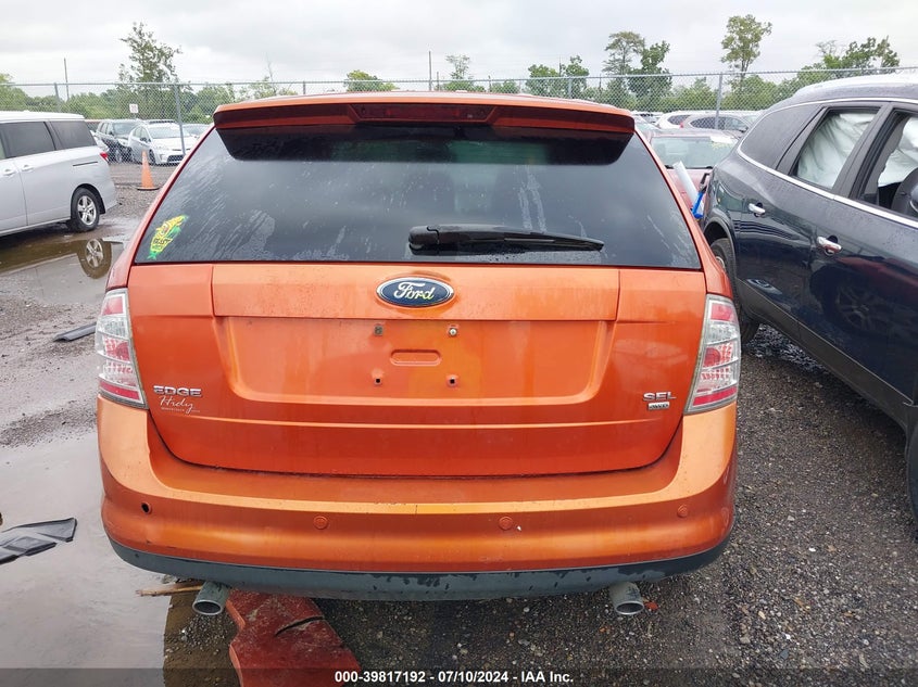 2007 Ford Edge Sel VIN: 2FMDK48637BA67830 Lot: 39817192
