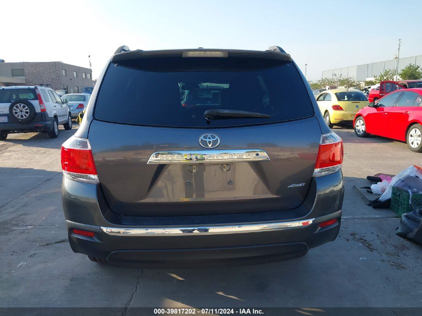 2013 Toyota Highlander Limited V6 VIN: 5TDDK3EH1DS258008 Lot: 39817202