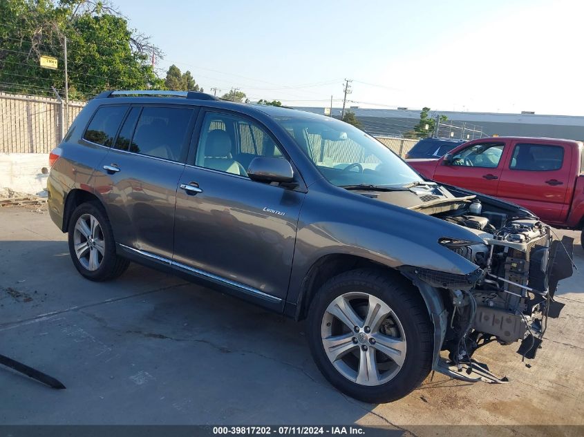 5TDDK3EH1DS258008 2013 Toyota Highlander Limited V6