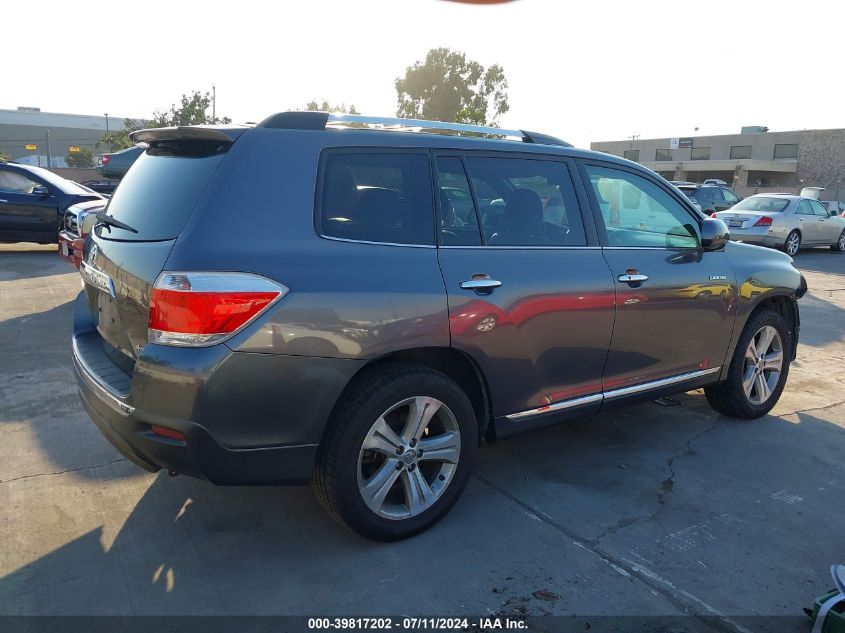 2013 TOYOTA HIGHLANDER LIMITED V6 - 5TDDK3EH1DS258008