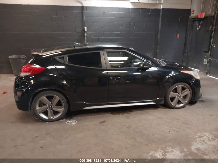 2015 Hyundai Veloster Turbo VIN: KMHTC6AE9FU239061 Lot: 39817221